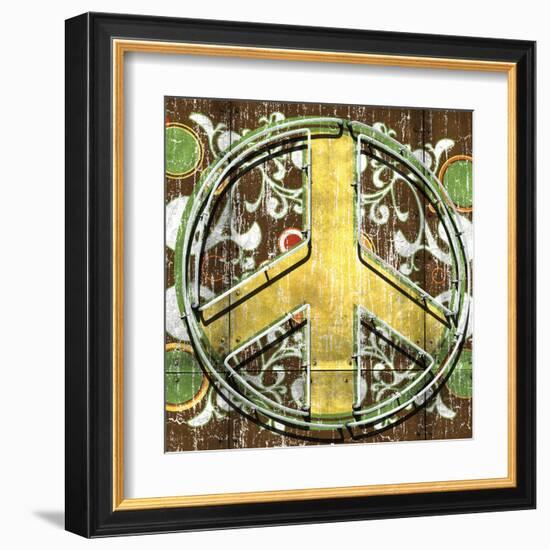 Peace II-Anthony Ross-Framed Art Print