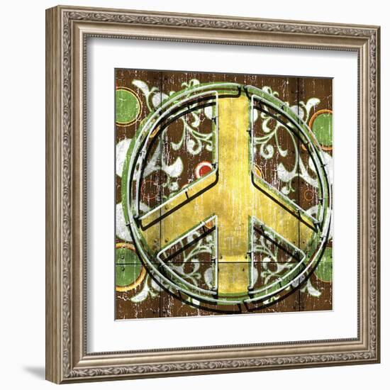 Peace II-Anthony Ross-Framed Giclee Print