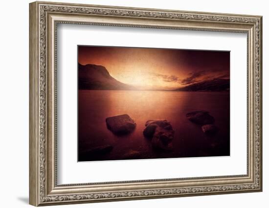 Peace in the Fjord-Philippe Sainte-Laudy-Framed Photographic Print