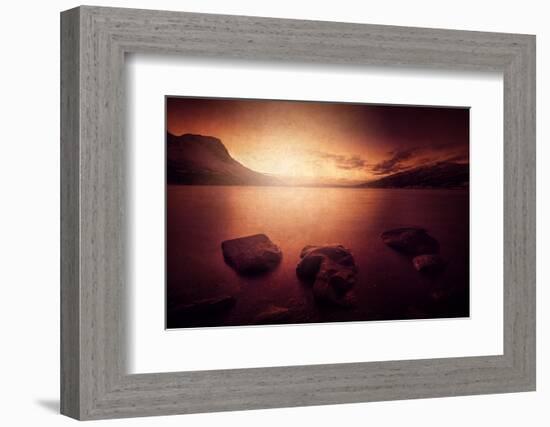 Peace in the Fjord-Philippe Sainte-Laudy-Framed Photographic Print