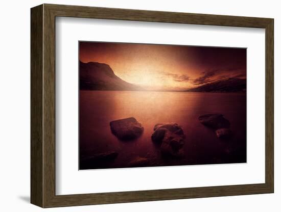 Peace in the Fjord-Philippe Sainte-Laudy-Framed Photographic Print