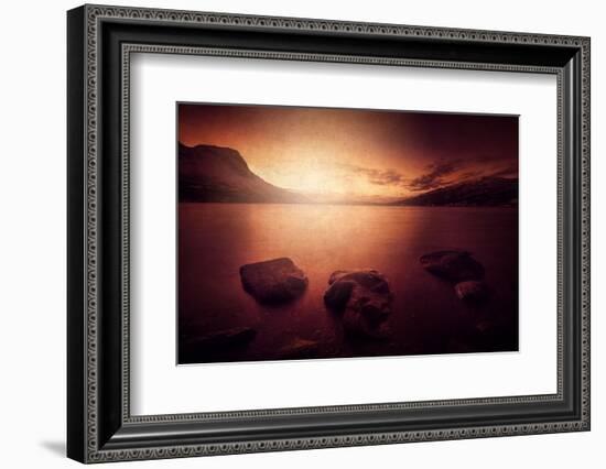 Peace in the Fjord-Philippe Sainte-Laudy-Framed Photographic Print