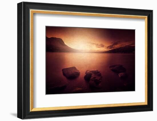 Peace in the Fjord-Philippe Sainte-Laudy-Framed Photographic Print