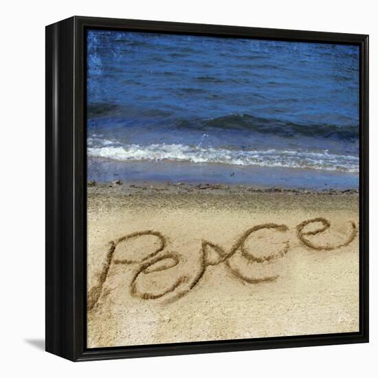 Peace in the Sand-Kimberly Glover-Framed Stretched Canvas