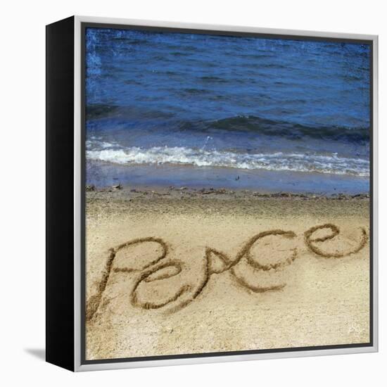 Peace in the Sand-Kimberly Glover-Framed Stretched Canvas