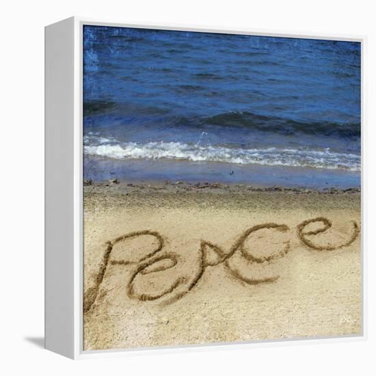 Peace in the Sand-Kimberly Glover-Framed Stretched Canvas