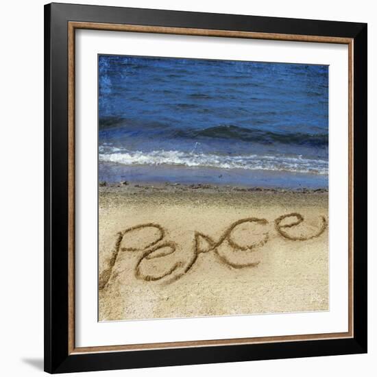 Peace in the Sand-Kimberly Glover-Framed Premium Photographic Print