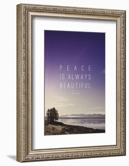 Peace Is Always Beautiful-Leah Flores-Framed Giclee Print