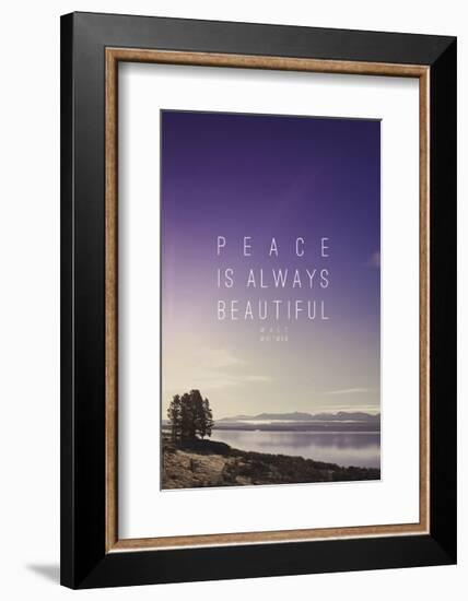 Peace Is Always Beautiful-Leah Flores-Framed Giclee Print