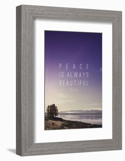 Peace Is Always Beautiful-Leah Flores-Framed Giclee Print