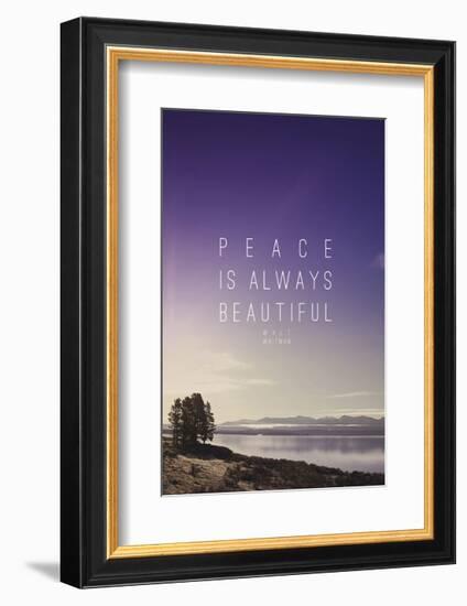 Peace Is Always Beautiful-Leah Flores-Framed Giclee Print