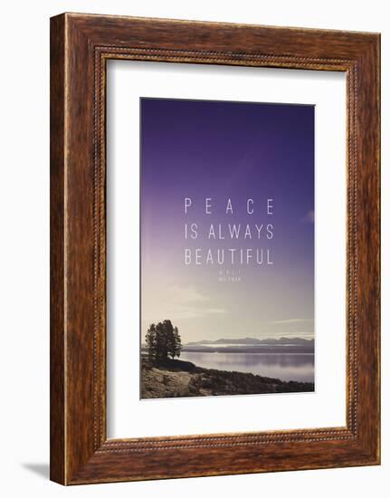 Peace Is Always Beautiful-Leah Flores-Framed Art Print