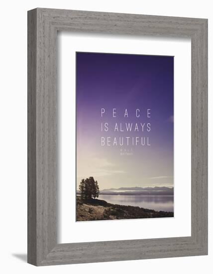 Peace Is Always Beautiful-Leah Flores-Framed Art Print