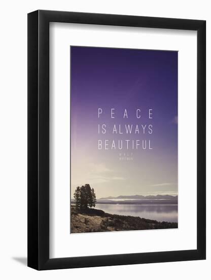 Peace Is Always Beautiful-Leah Flores-Framed Art Print