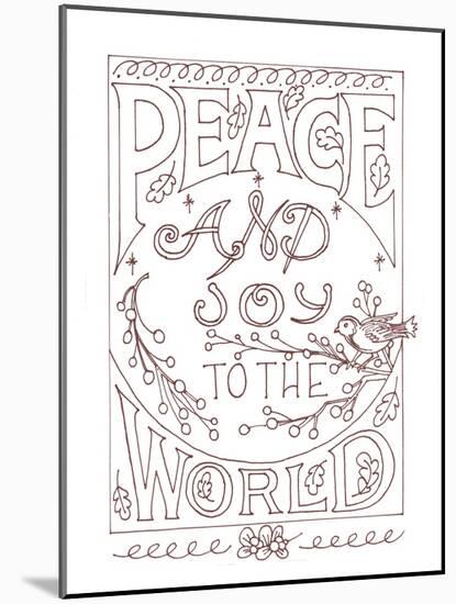 Peace & Joy To The World-Julie Goonan-Mounted Giclee Print