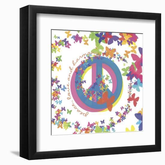 Peace, Love, and Harmony-Erin Clark-Framed Art Print