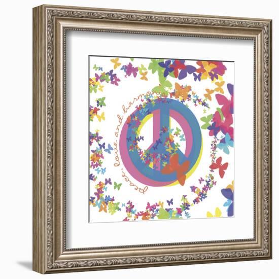 Peace, Love, and Harmony-Erin Clark-Framed Art Print