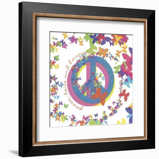 Peace, Love, and Harmony-Erin Clark-Framed Art Print