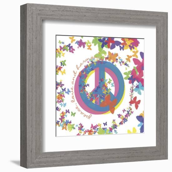 Peace, Love, and Harmony-Erin Clark-Framed Art Print