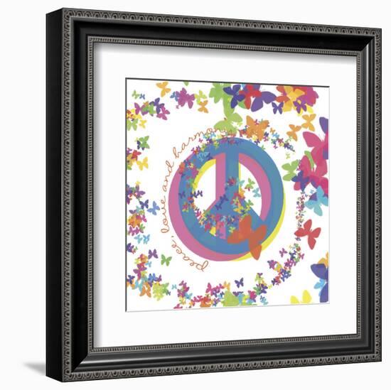 Peace, Love, and Harmony-Erin Clark-Framed Art Print