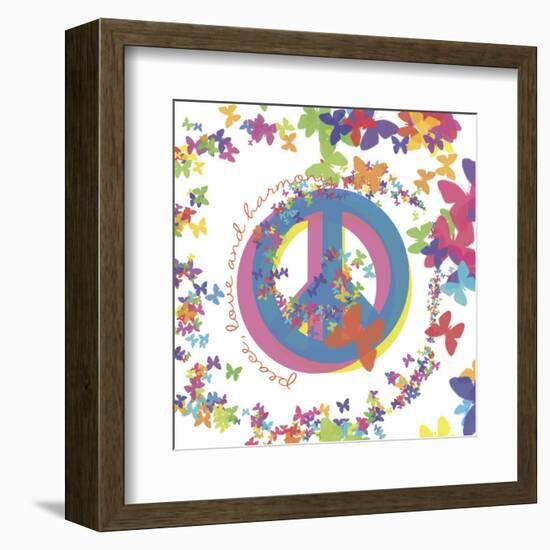 Peace, Love, and Harmony-Erin Clark-Framed Art Print