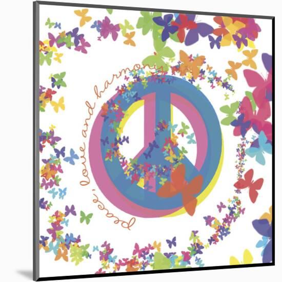 Peace, Love, and Harmony-Erin Clark-Mounted Art Print