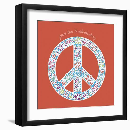 Peace, Love and Understanding-Erin Clark-Framed Art Print