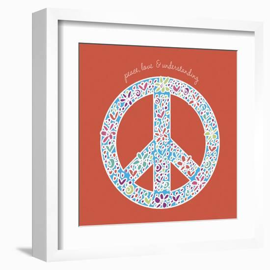 Peace, Love and Understanding-Erin Clark-Framed Art Print