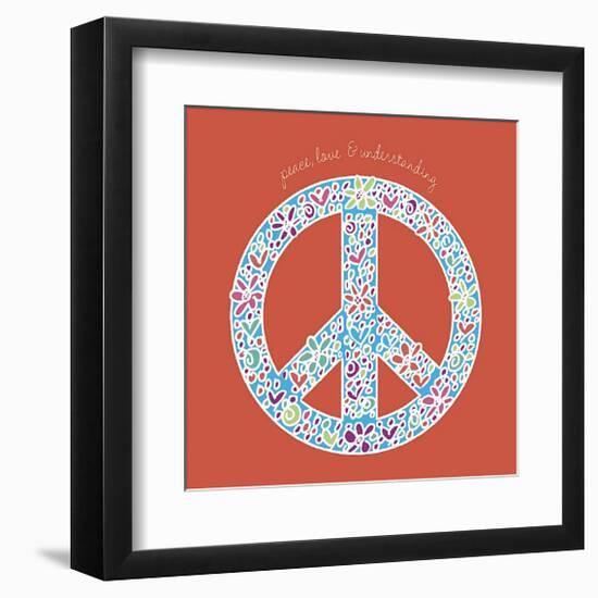 Peace, Love and Understanding-Erin Clark-Framed Giclee Print