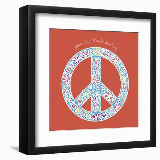 Peace, Love, and Understanding-Erin Clark-Framed Art Print