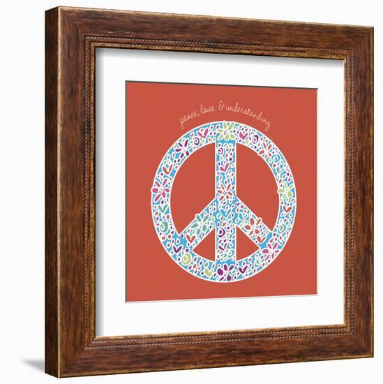 Peace, Love, and Understanding-Erin Clark-Framed Art Print