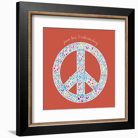 Peace, Love, and Understanding-Erin Clark-Framed Art Print