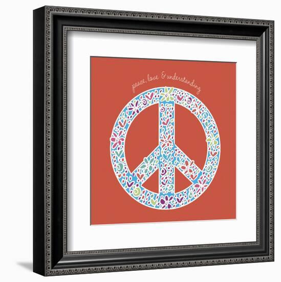 Peace, Love, and Understanding-Erin Clark-Framed Art Print