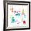 Peace Love Joy II Bright-Cheryl Warrick-Framed Art Print