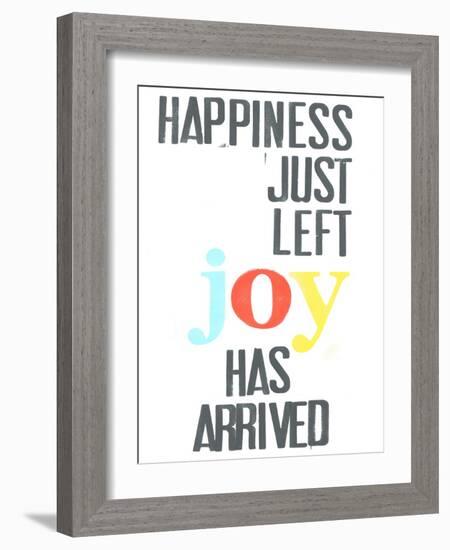 Peace, Love, Joy II-Deborah Velasquez-Framed Art Print