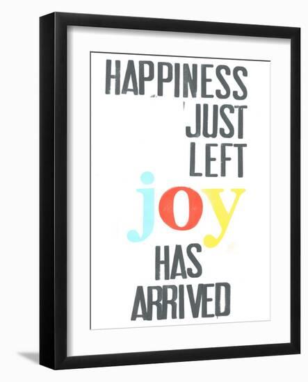 Peace, Love, Joy II-Deborah Velasquez-Framed Art Print