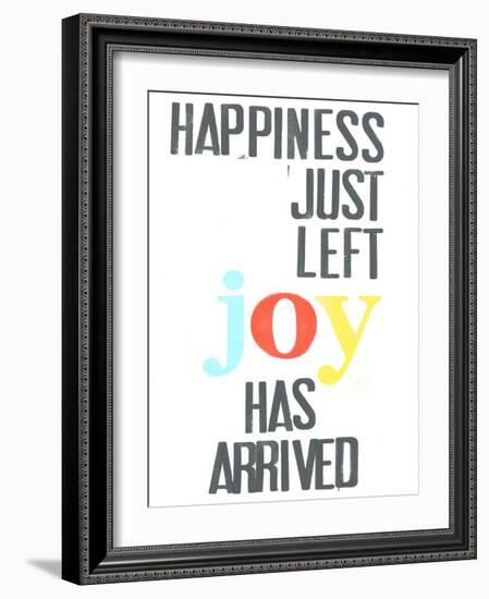 Peace, Love, Joy II-Deborah Velasquez-Framed Art Print