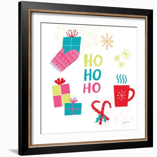 Peace Love Joy V Bright-Cheryl Warrick-Framed Art Print