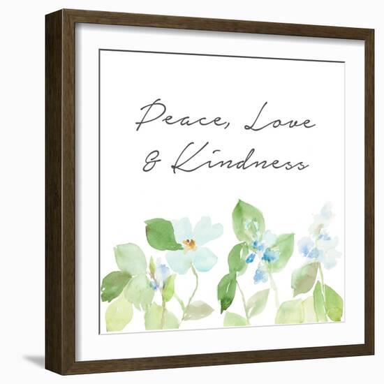 Peace Love & Kindness-Lanie Loreth-Framed Premium Giclee Print