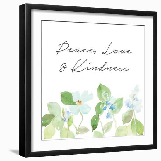 Peace Love & Kindness-Lanie Loreth-Framed Premium Giclee Print