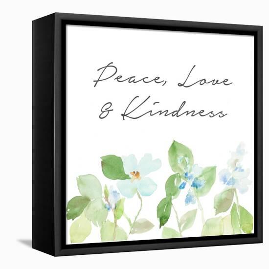 Peace Love & Kindness-Lanie Loreth-Framed Stretched Canvas