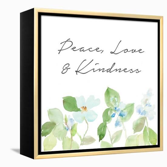 Peace Love & Kindness-Lanie Loreth-Framed Stretched Canvas