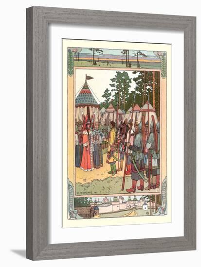 Peace Meeting-Ivan Bilibin-Framed Art Print