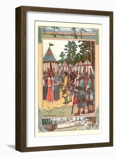 Peace Meeting-Ivan Bilibin-Framed Art Print