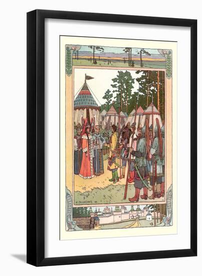 Peace Meeting-Ivan Bilibin-Framed Art Print