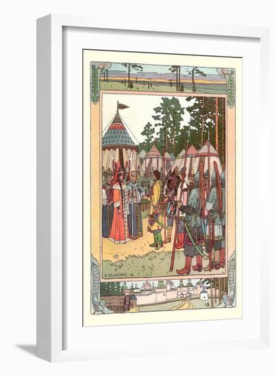 Peace Meeting-Ivan Bilibin-Framed Art Print