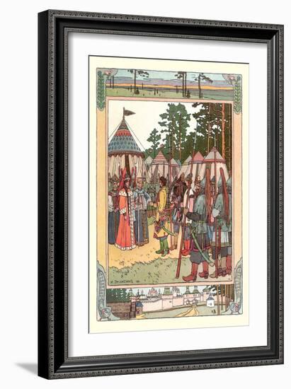 Peace Meeting-Ivan Bilibin-Framed Art Print