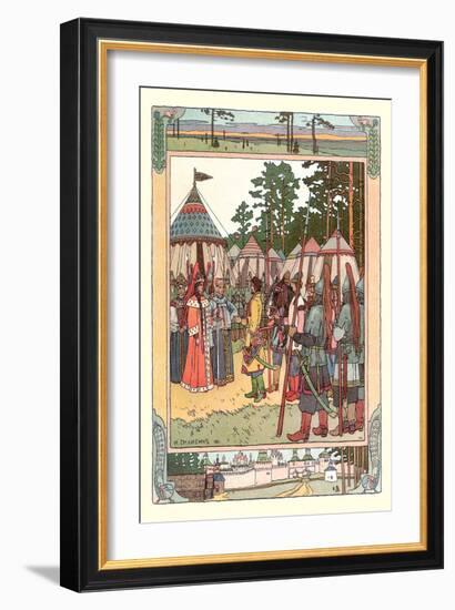 Peace Meeting-Ivan Bilibin-Framed Art Print