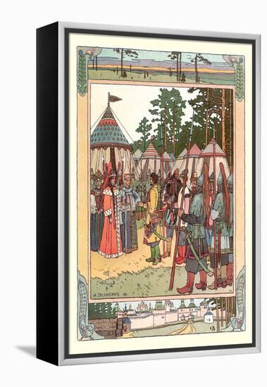 Peace Meeting-Ivan Bilibin-Framed Stretched Canvas