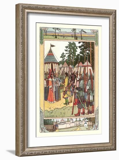 Peace Meeting-Ivan Bilibin-Framed Art Print